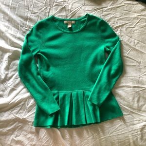 Banana Republic Peplum Sweater, Size XS